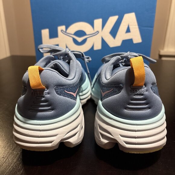 Size 8.5 - Hoka One One HOKA Bondi 8 Shadow Dusk. Womens Running Shoes. Blue - Picture 4 of 7